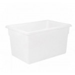 18" x 26" x 15" Food Storage Box, PP, White - 6/Case