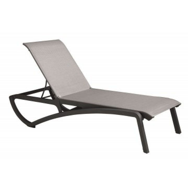 Sunset Chaise Lounge Solid Gray/Volcanic Black - 12/Case