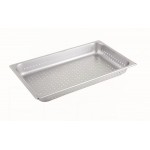 1/1 Size 2.5" Steam Pan, Perforated, S/S - 6/Case