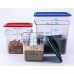7.6 Ltr Square Storage Container, PC, Clear - 12/Case