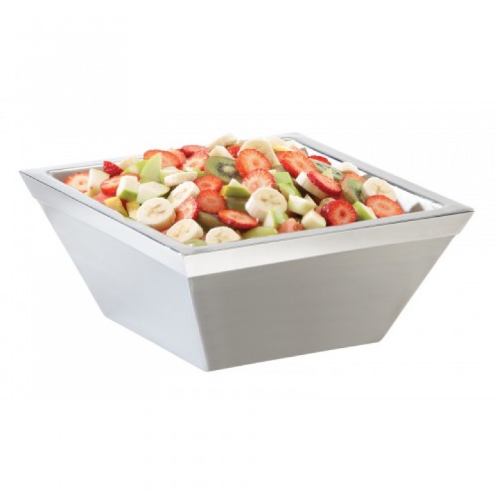 Cal-Mil 3326-10-55 Stainless Steel Cold Concept Bowls (10Wx10Dx4H)