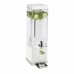 Cal-Mil 3002-3INF-55 Luxe Acrylic Beverage Dispenser (Infusion Chamber)