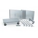 Heavy-duty Knocked-Down Stainless Steel Utility Cart