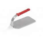 NSF Approved Stainless Steel 2.5# Steak Weight, red Silicone handle