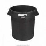 20 Gallon Executive Trash Can, BRUTE®, Black - 6/Case