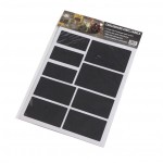 Chalkboard Stickers, Vinyl, Black - 240/Case