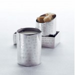 Creamer, Stainless Steel, Hammered, 4 Oz. 2 Dia.x2-3/4 H - 48/Case