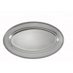 12" x 8.6" Serving Platter, Oval, S/S - 10/Case