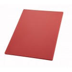 12" x 18" x 0.5" Cutting Board, Red - 6/Case