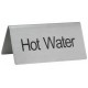 Tent Sign, Hot Water, S/S - 12/Case