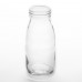 16 Oz. Milk Bottle, Glass, Clear - 24/Case