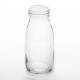 16 Oz. Milk Bottle, Glass, Clear - 24/Case