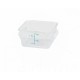 2 Ltr Square Storage Container, PC, Clear - 12/Case