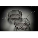 Culinary Basket, Tinned Steel, Coarse Mesh, 12 Dia. 3 Deepx9 Handle - 36/Case