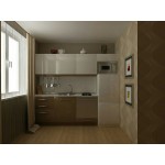 Apartment kitchen Type 1 HPL, Raintree