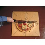 20" Square Pizza Slice Cutting Guide - 6/Case