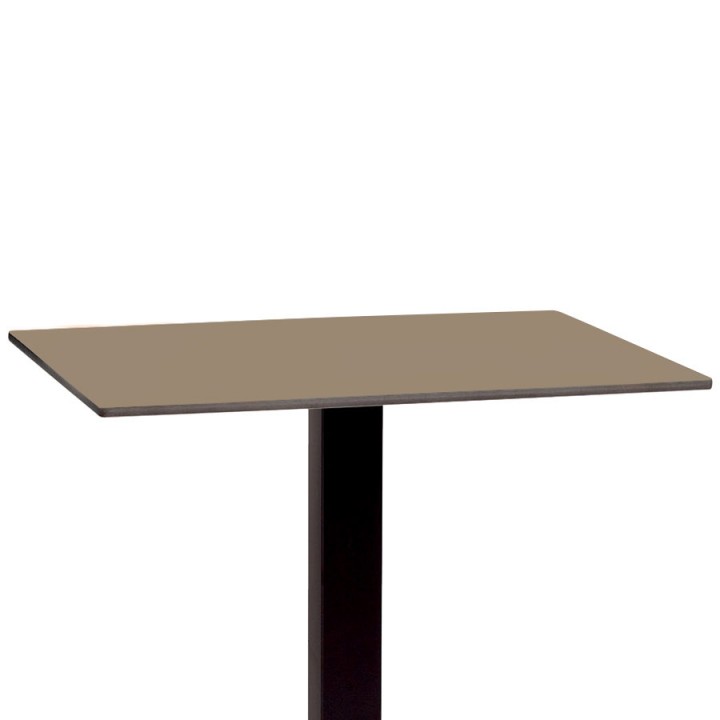 Indoor HPL 30" x 30" Taupe Tabletop - 1/Case