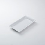 14"x7.5" Platter, Ceramic, White - 1/Case
