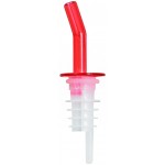 Whiskey Free-Flow Pourer, Red Spout, No Collar