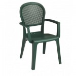 Highback Armchair, Seville Metal Green - 12/Case