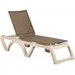 Sling Chaise, Calypso Adjustable Taupe / Sandstone - 12/Case
