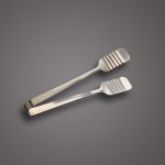 9.5" Tongs, S/S, Silver - 120/Case