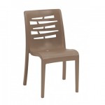Stacking Chair, Essenza Taupe - 4/Case