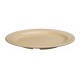 5.5" Round Plates, Melamine, Tan - 12/Case
