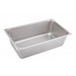 1/1 Size 6" Steam Pan, Perforated, S/S - 6/Case
