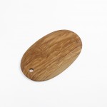 9.9"x5.9" Olive Wood Serving Board, Brown - 6/Case