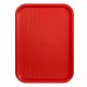 10" x 14" Fast Food Tray, Red - 12/Case