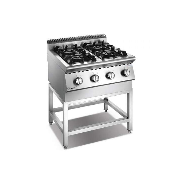 X Series Gas Range 4-Burner With Stand - 1/Case