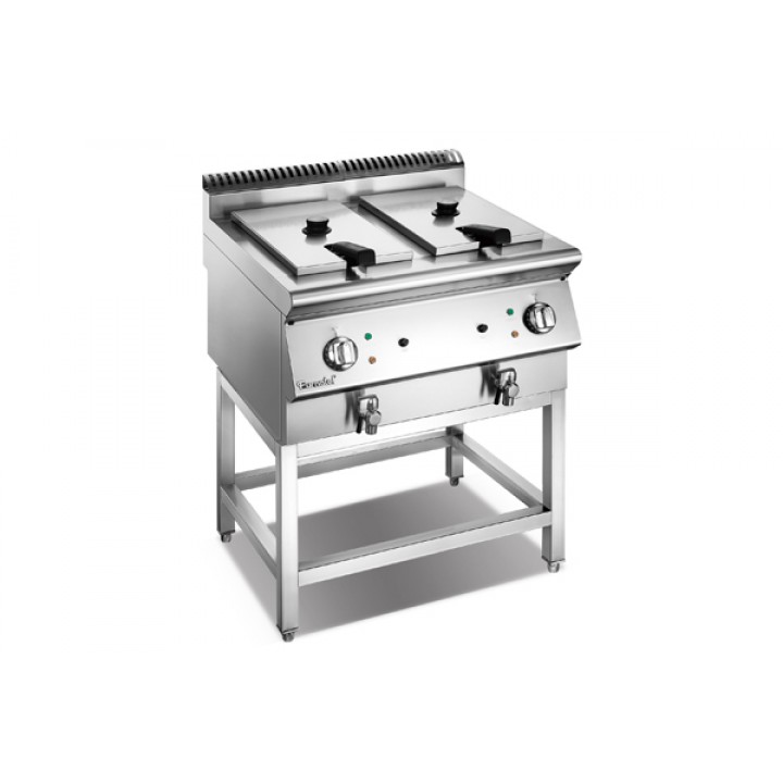 X Series Gas 2-Tank 2-Basket Fryer With Stand - 1/Case