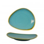 Seychelles Triangle Wide Plate Blue 230mm