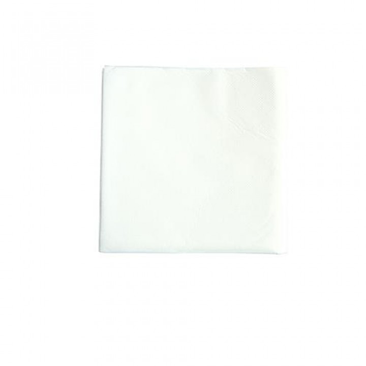 A La Carte Quilted Paper Lunch Napkin White 1/4 Fold 300x300mm