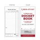 Carbonless Docket Book Duplicate Sheet 100x210mm