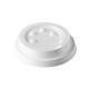 Vee Insulated Coffee Cup Button Lid White Suits 12/16oz