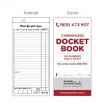 Restaurant Docket Book Single Sheet 100x210mm