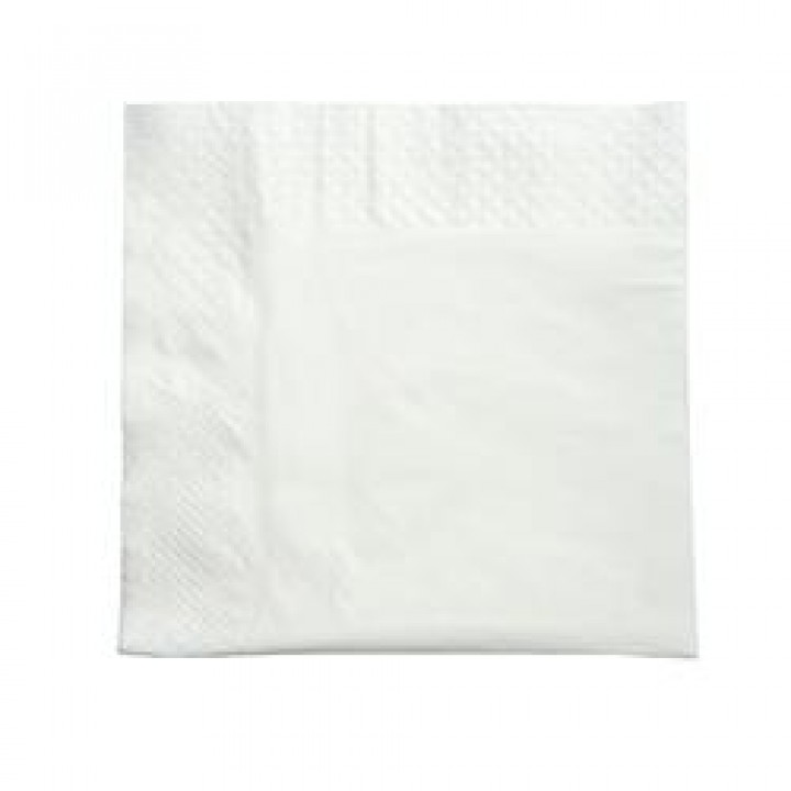Paper Dinner Napkin White 1/4 Fold 400x400mm