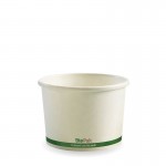 8 Oz. Bowl, White, Eco-Friendly, Paper, PLA liner - 100/Case