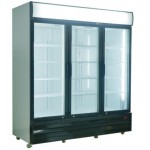 2040 Ltr Triple Glass Door Upright Freezer - 1/CASE