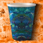 12 Oz. Hot Cup, Double Wall, Art Series, Eco-Frienly, PLA Liner — 120/Case