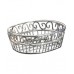 Bread Basket, Stainless Steel, Oblong 6-3/4 Lx9 Wx3 H - 36/Case