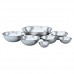 7.6 Ltr Mixing Bowl, S/S, Silver - 24/Case