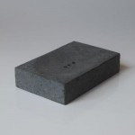 Rectangular soap dish - grey stone