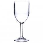 8 Oz. Wine Glass, Clear, SAN - 24/Case