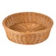 15.5" x 4.25" Round Basket, Designer Polyweave, Honey - 12/Case