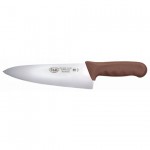 8" Cook"S Knife, PP Hdl, Stal, Brown - 6/Case