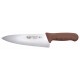 8" Cook"S Knife, PP Hdl, Stal, Brown - 6/Case