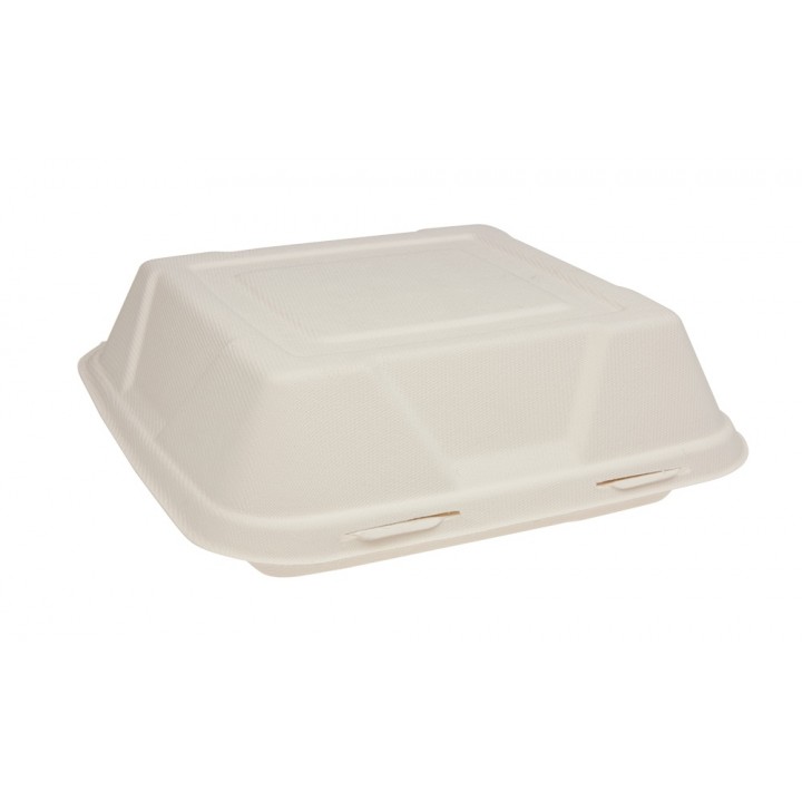 230x230x78 mm Large Square Food Pack - 100/Case